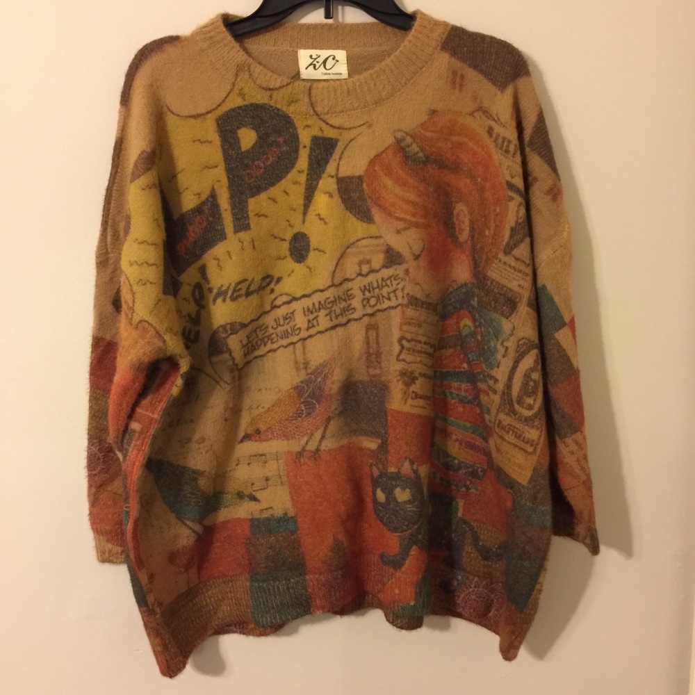 Comic sweater